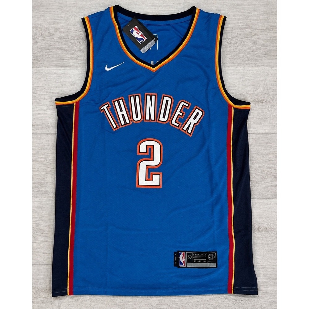 Oklahoma City Thunder Swingman Blue Shai Gilgeous-Alexander Jersey 50 / L
